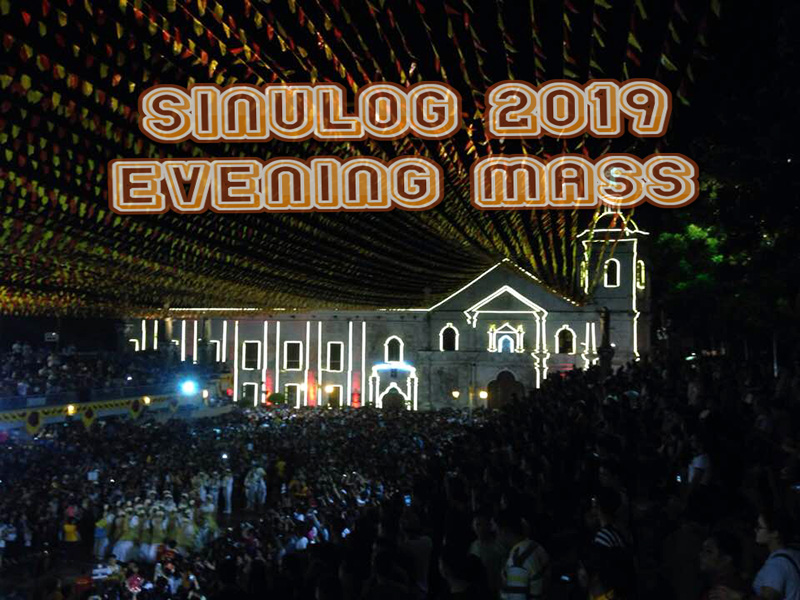 sinulog 2019 evening mass